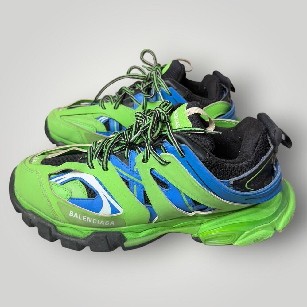 Balenciaga Track Trainers Green Blue Men’s sz 12